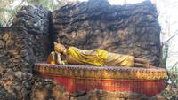 Buddha-Statuen auf dem Phou Si Hügel 