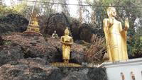 Buddha-Statuen auf dem Phou Si Hügel 