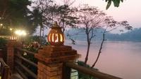 Abendessen am Mekong