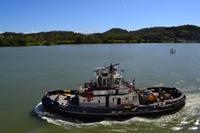 Fahrt durch den Panamakanal - Miraflores-See