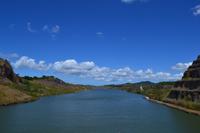 Fahrt durch den Panamakanal - Culebra Cut