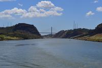 Fahrt durch den Panamakanal - Puente Centenario und Culebra Cut