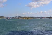 Fahrt durch den Panamakanal - Gatún-Schleusen (alt und neu)