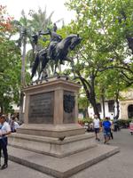 Reiterstatue in Cartagena
