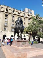 Reiterdenkmal des spanischen Eroberers Don Pedro de Valdivia