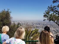 Blick über Santiago