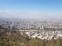 Blick über Santiago