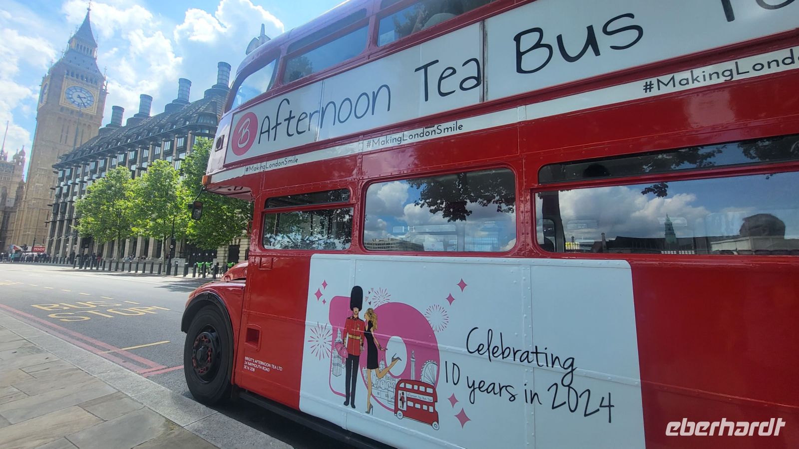 45 – London, Westminster, Big Ben, Doppeldecker