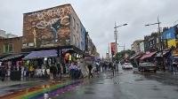 Regenspaziergänge durch Camden Market
