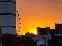 Sonnenuntergang in London 