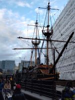 The Golden Hinde - die Goldene Hirschkuh - Nachbau des Schiffs des Freibeuters Francis Drake