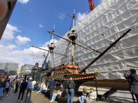 The Golden Hind (die goldene Hirschkuh, Nachbau des Schiffes von Francis Drake)