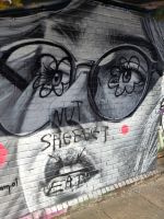 Graffito am Regent's Canal