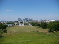 Greenwich, rechts die O2-Arena