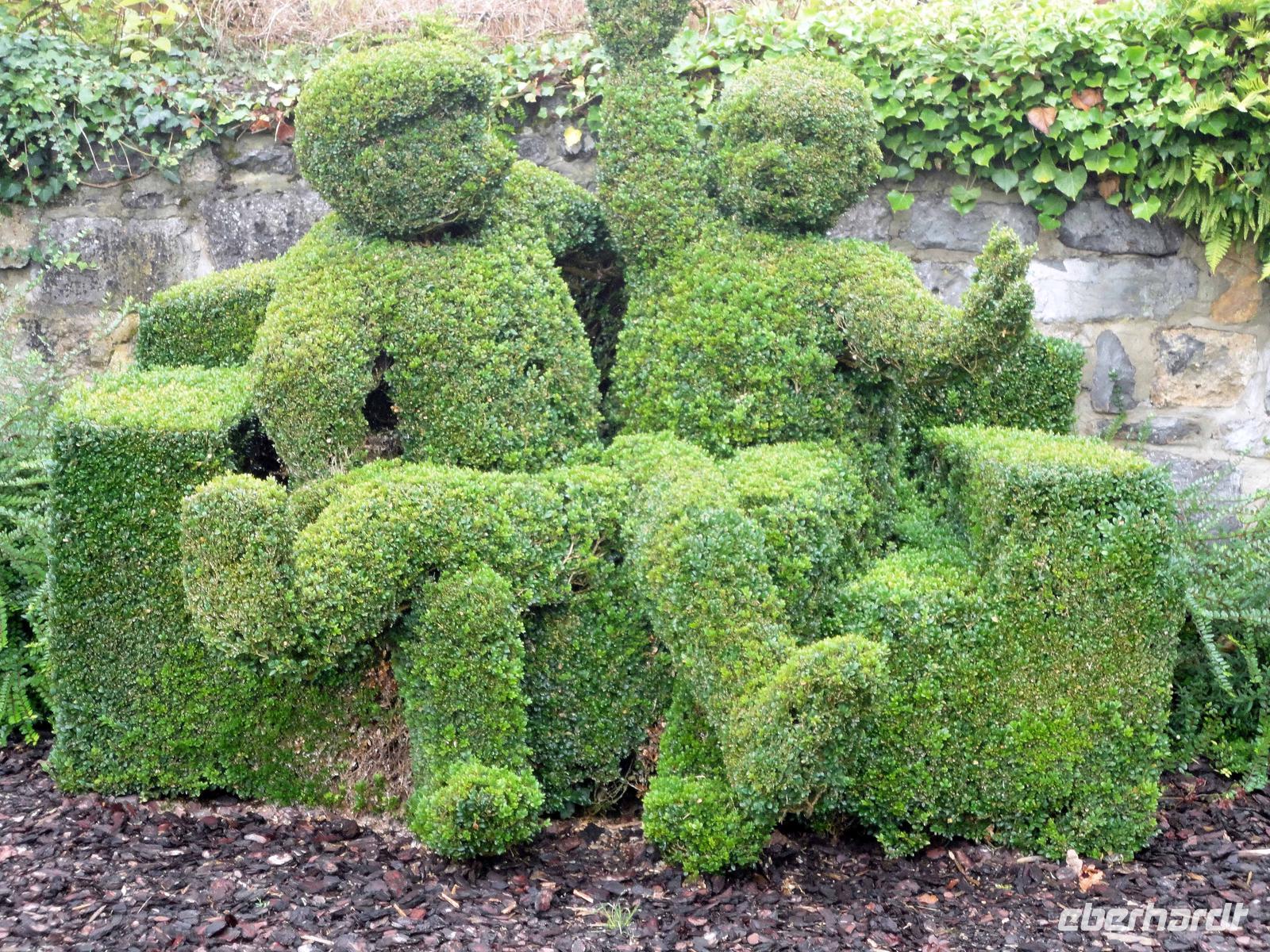Zwei auf dem Sofa, Buchsbaumgarten in Durbuy