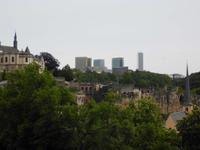 Blick auf Europaviertel und Bockkasematten