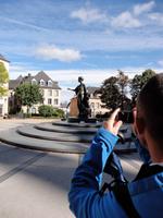Großherzogin Charlotte wird fotografiert