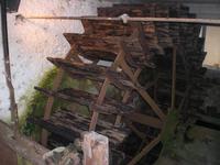 Wasserrad der Mühle