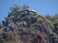  Cabo Girao Skywalk vom Schiff aus gesehen