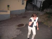 Rückweg vom Restaurant 