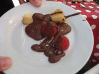 Schokoladen-Verkostung im Kräutergarten von Maria João