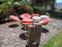 Schokoladen-Verkostung im Kräutergarten von Maria João