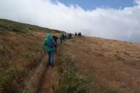 der feine vulkanische Staub hat uns noch nach dem Duschen beschäftigt...