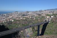Blick vom Botanischen Garten über Funchal