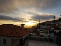Madeira, Funchal, Sonnenuntergang am Restaurant Planka