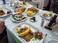 Madeira, Canico de Baixo, Restaurant A Rede, Espada mit Banane