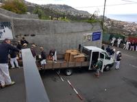 Madeira, Funchal, Korbschlittenfahrt von Monte