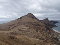 Porto Santo - Aussichtspunkt Portela - Blick auf die Vulkanberge