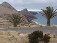 Porto Santo - Aussichtspunkt Portela - Blick auf die Vulkanberge