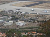 Porto Santo - Blick vom Pico Castelo auf den Flughafen