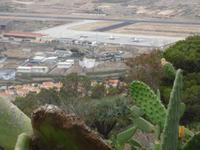 Porto Santo - Blick vom Pico Castelo auf den Flughafen