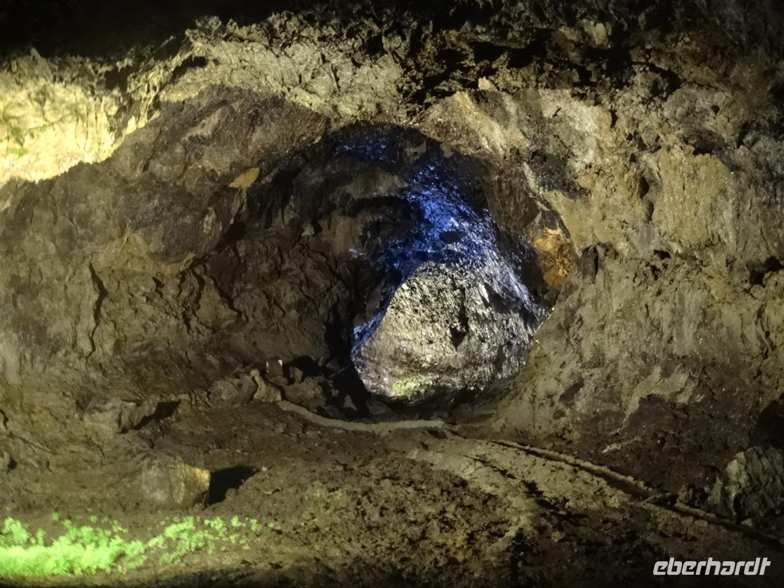 Sa Vicente - in den Lava-Grotten ,Lavaröhre