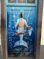 Funchal - Rua de Santa Maria, bemalte Türen