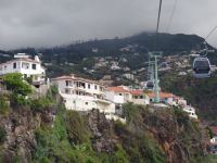 Blick aus der Seilbahn nach Monte