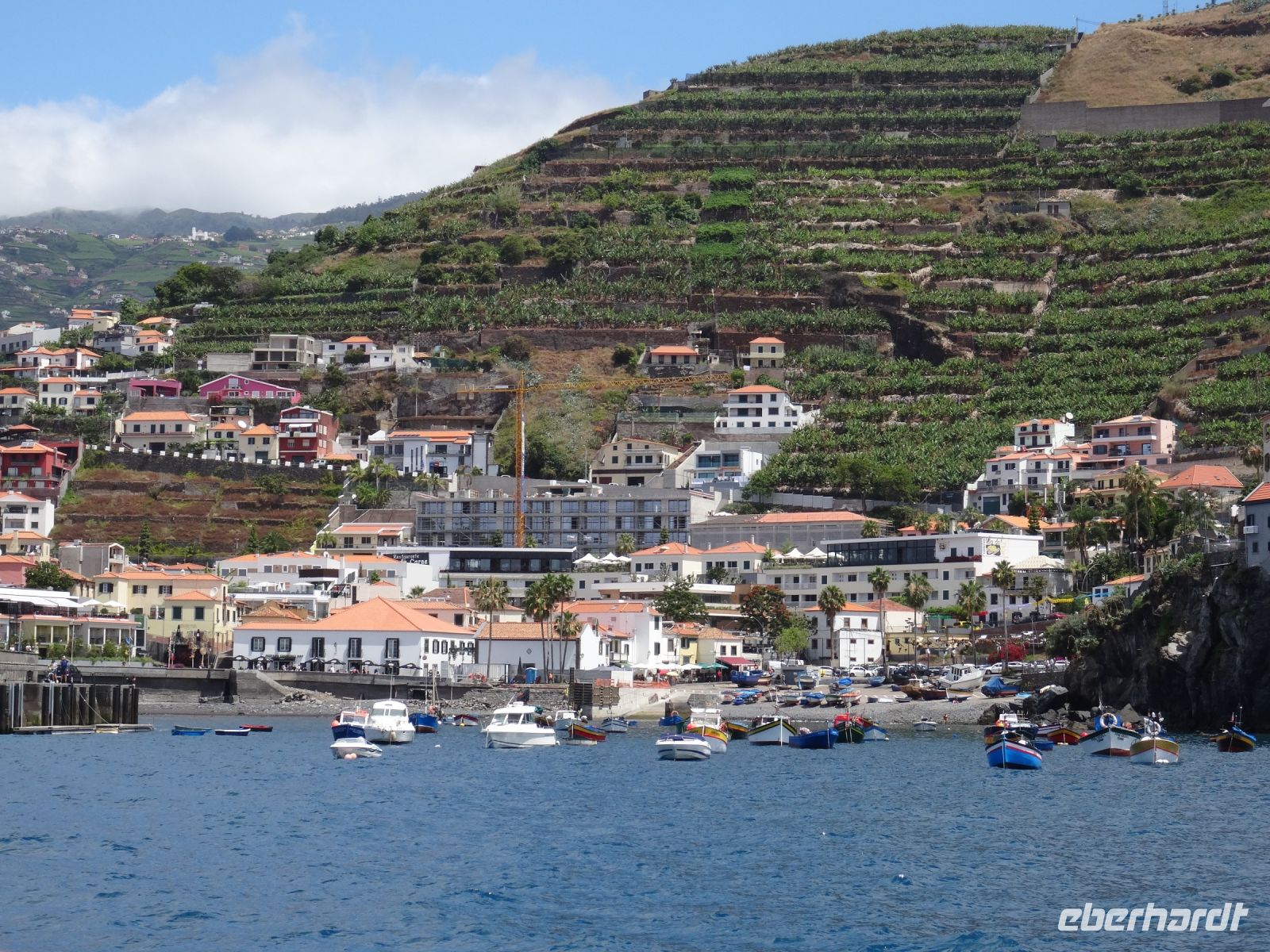 Santa Maria - Blick auf den Hafen von Camara de Lobos