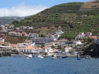 Santa Maria - Blick auf den Hafen von Camara de Lobos