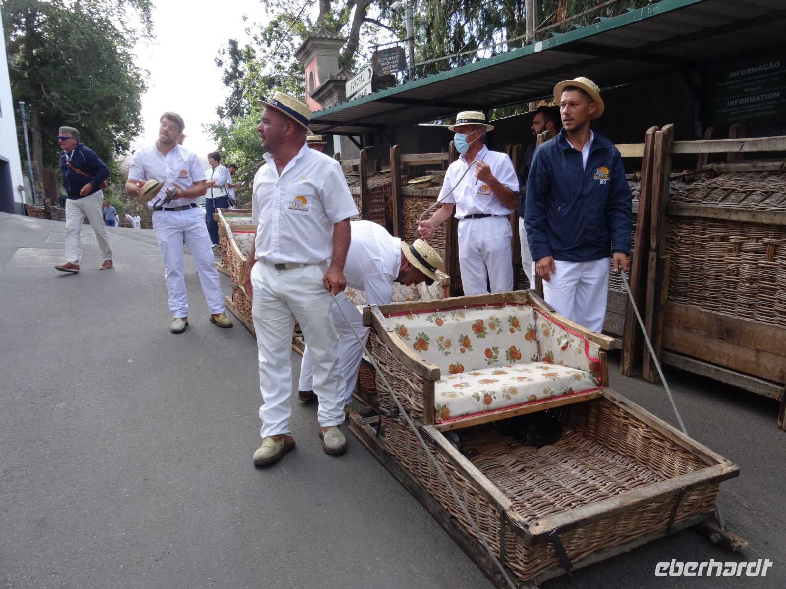 die Korbschlittenlenker in Monte