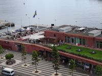 Blick von der Quinta Vigia auf das Hotel von CR7 (Christiano Ronaldo)