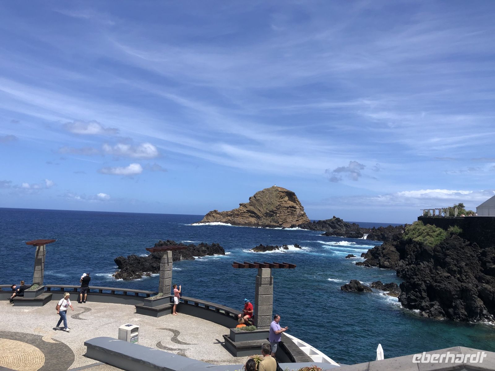 Ausblick von der Strandpromenade Porto Monitz