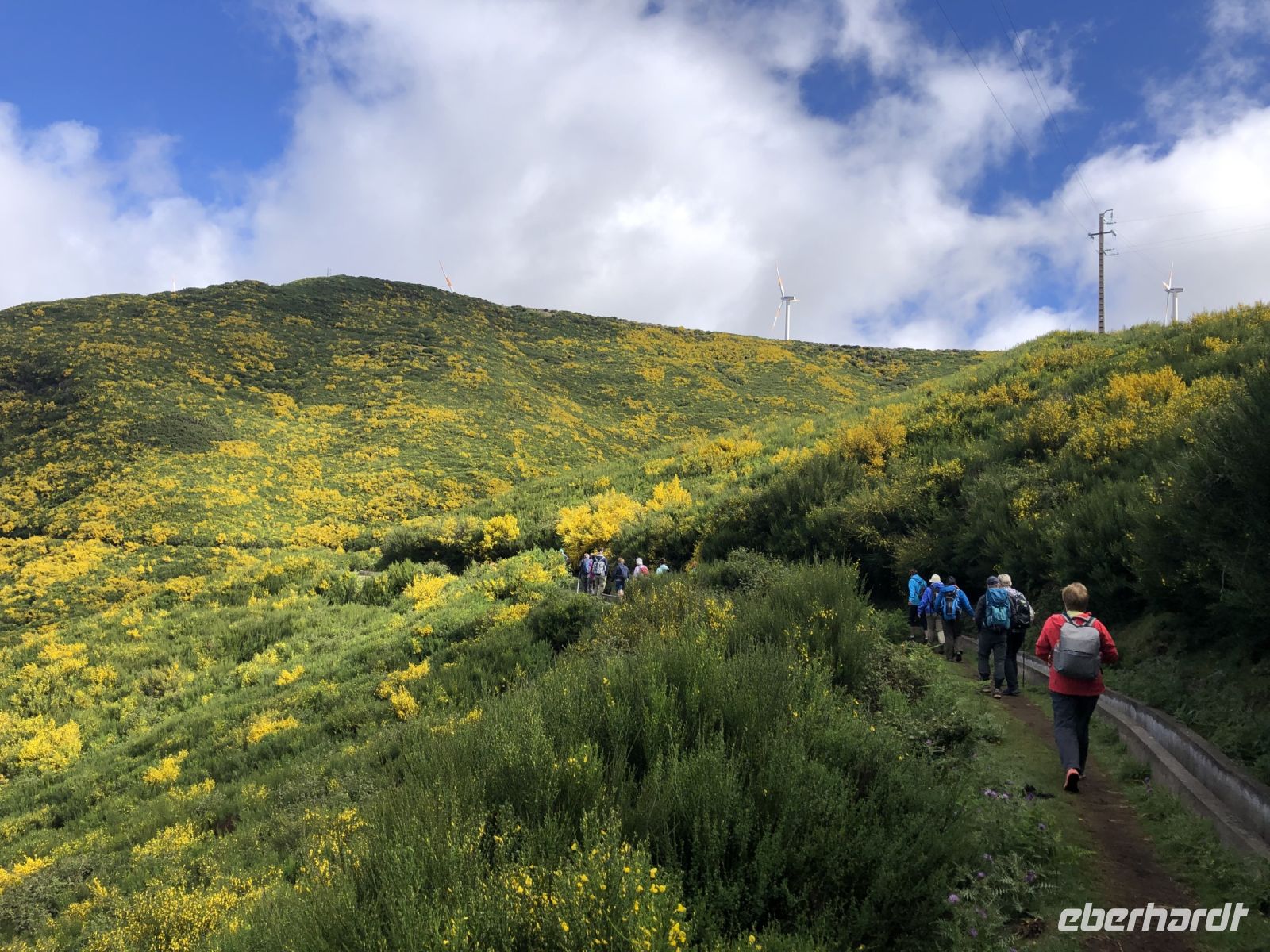 Reisegruppe von Eberhardt Travel an der Levada do Paul