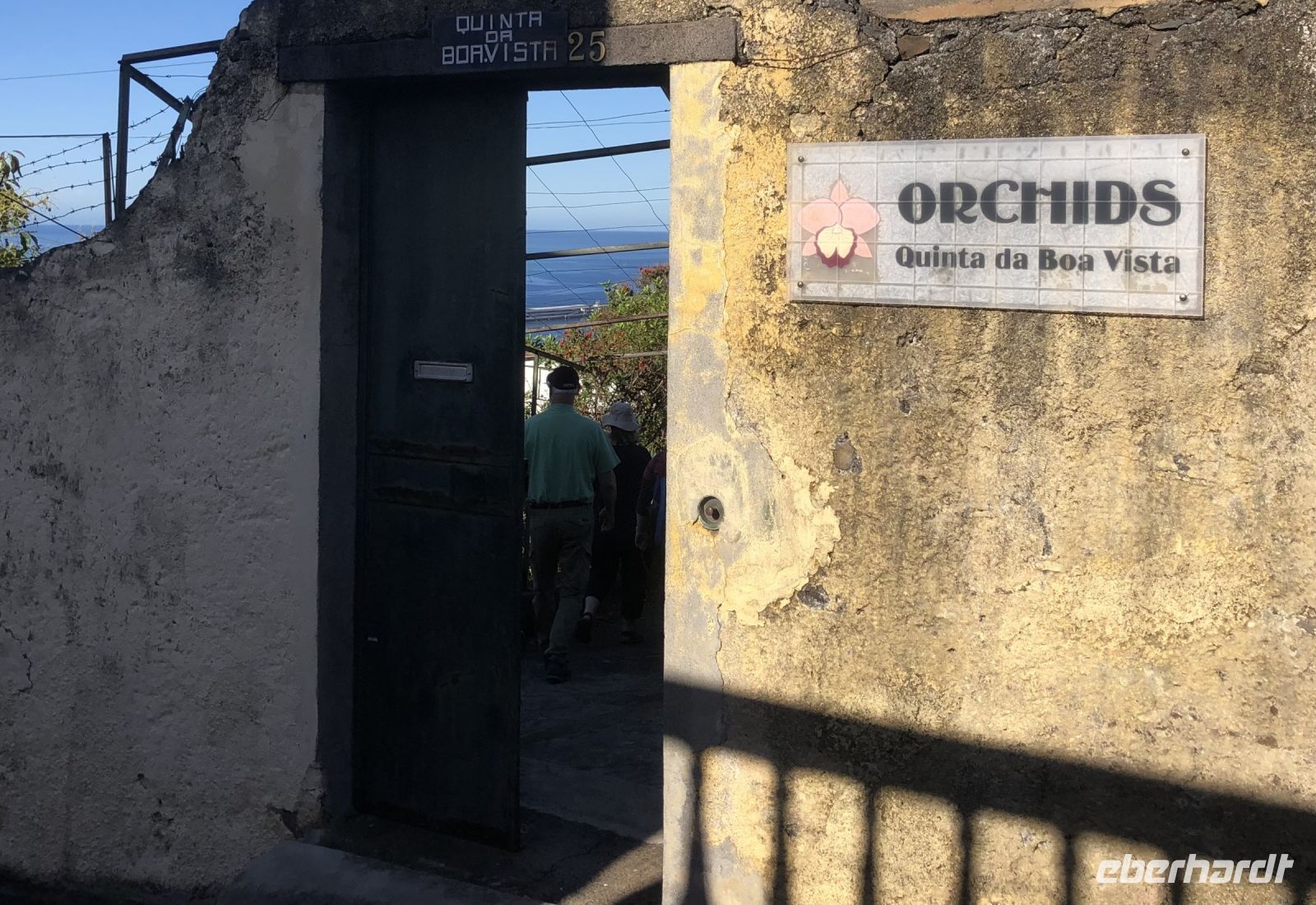 Eingang zum Orchideengarten