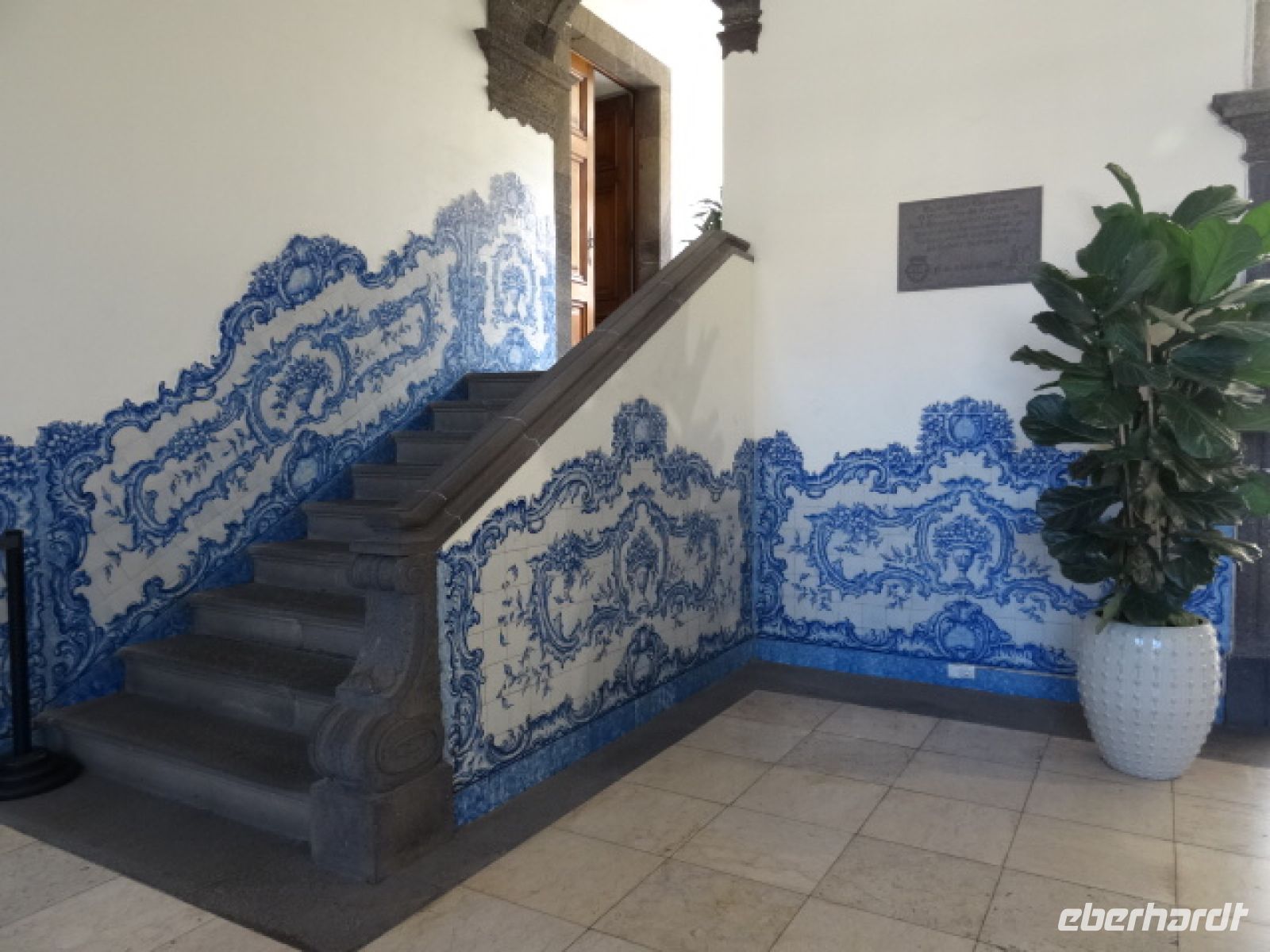 Aufgang zu den Räumen des Rathauses