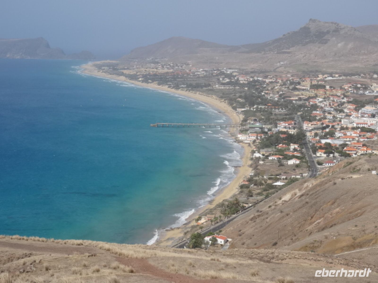 der Sandstrand von Porto Santo