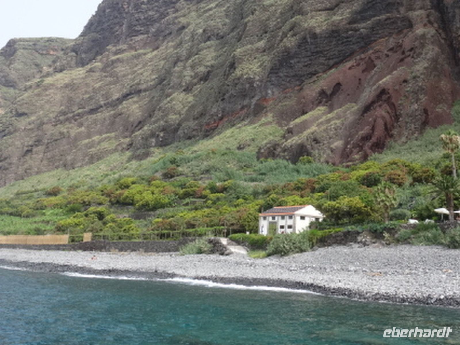 ein letzter Blick auf den Garten von Faja dos Padres