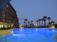 Abendestimmung  bei Ankunft ins Hotel The View Oasis