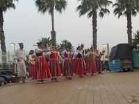 Die Folklore Vorstellung am letzten Abend im Oasis Hotel